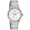 White Dial & Silver Chain Watch For Men